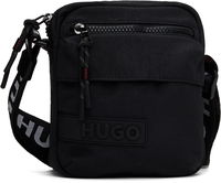 HUGO Recycled Nylon Canvas Messenger Bag