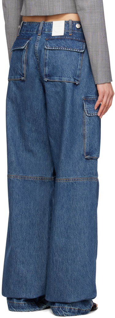 Cargo nohavice Coperni Coperni Wide Leg Cargo Denim Pants Modrá | COPP40252, 2