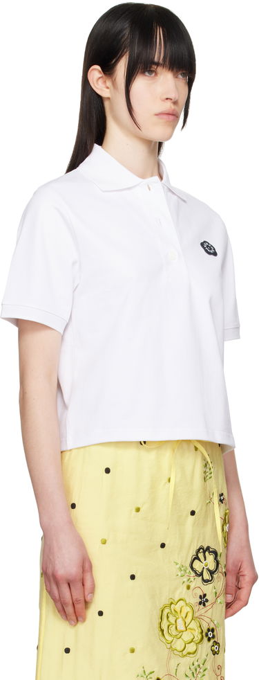 Polo tričko KENZO Kenzo Paris 'Boke Flower 2.0' Embroidered Polo Biela | FF52TS1604SB, 1