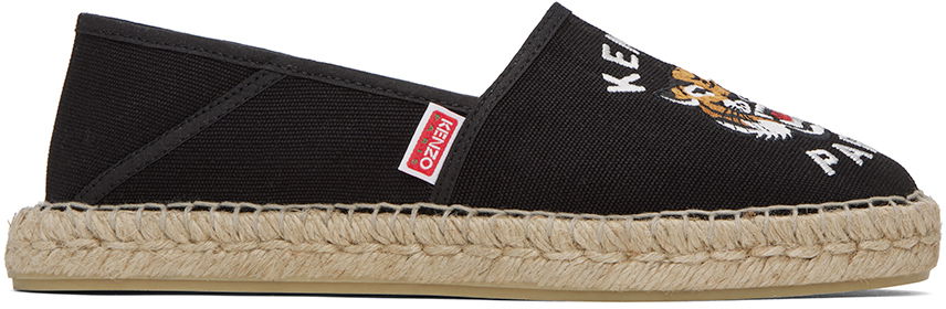 Tenisky a topánky KENZO Paris Embroidered Espadrilles "Black" W Čierna | FE52ES020F81, 0
