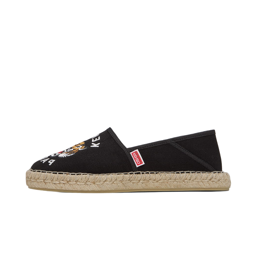 Tenisky a topánky KENZO Paris Embroidered Espadrilles "Black" W Čierna | FE52ES020F81