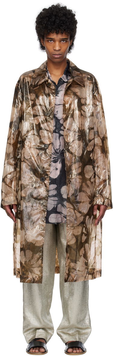 Pláštenka Dries Van Noten Dries Van Noten Loose Fit Mac Coat Hnedá | 251-020211-1102, 0