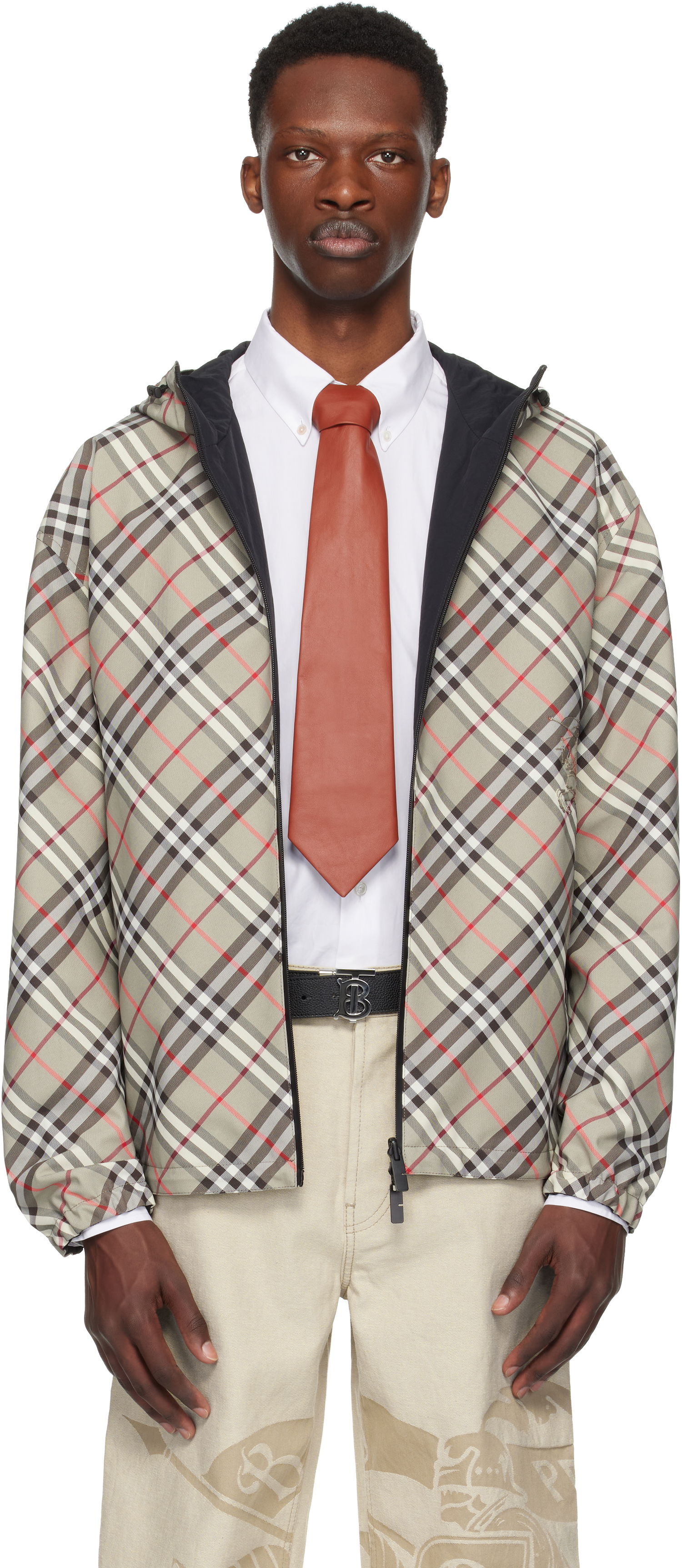Bunda Burberry Burberry Check Reversible Jacket Béžová | 8110290, 0