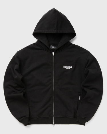 Mikina Represent Clo REPRESENT OWNERS CLUB ZIP HOODIE Čierna | OCM41122-001, 0