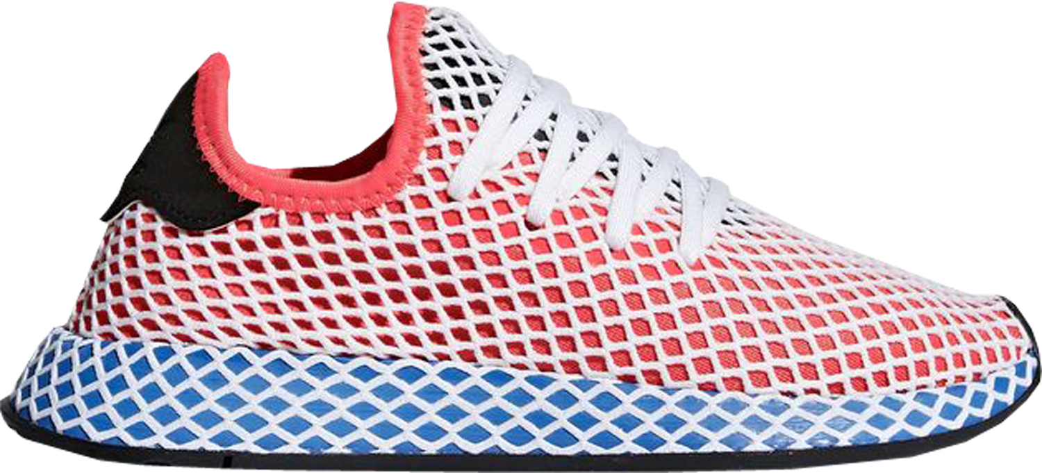 Tenisky a topánky adidas Originals Deerupt Solar Red Bluebird (Youth) Červená | DA9610, 0