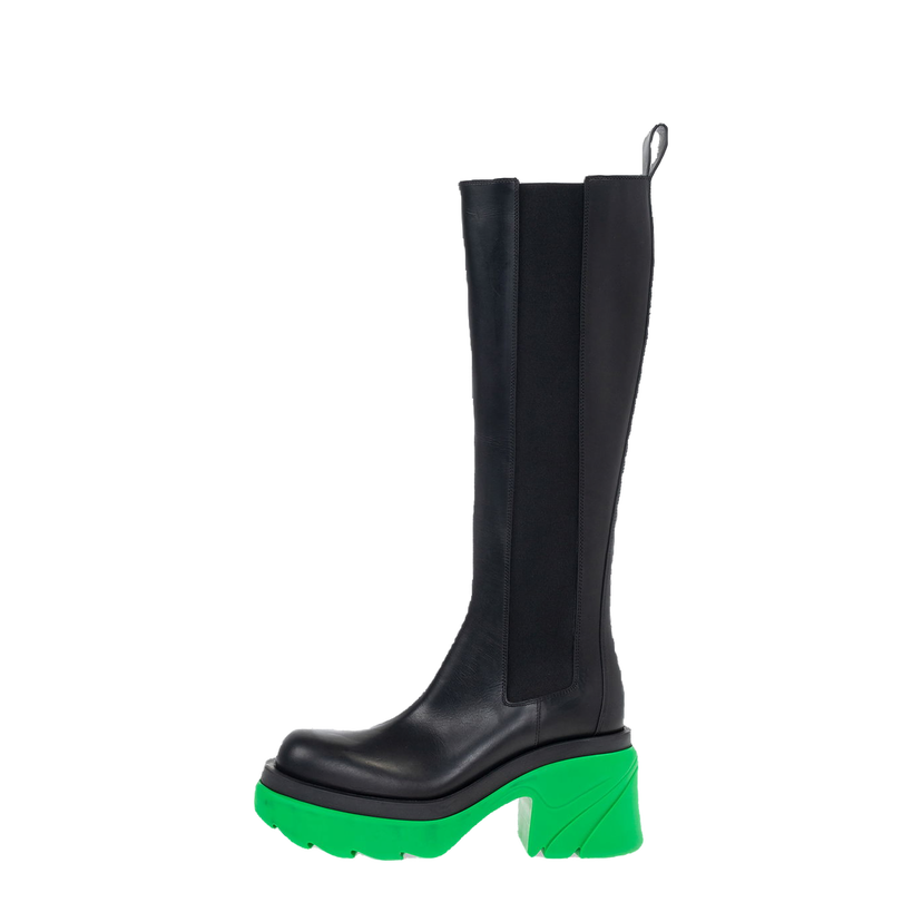 Tenisky a topánky Bottega Veneta Leather Heel Boot Čierna | 667149VBS501476