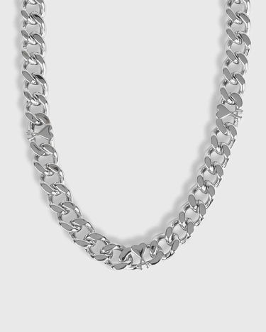 Náhrdelník AMI Chain Necklace with Heart Accent Metalická | UJW928.361-900, 1
