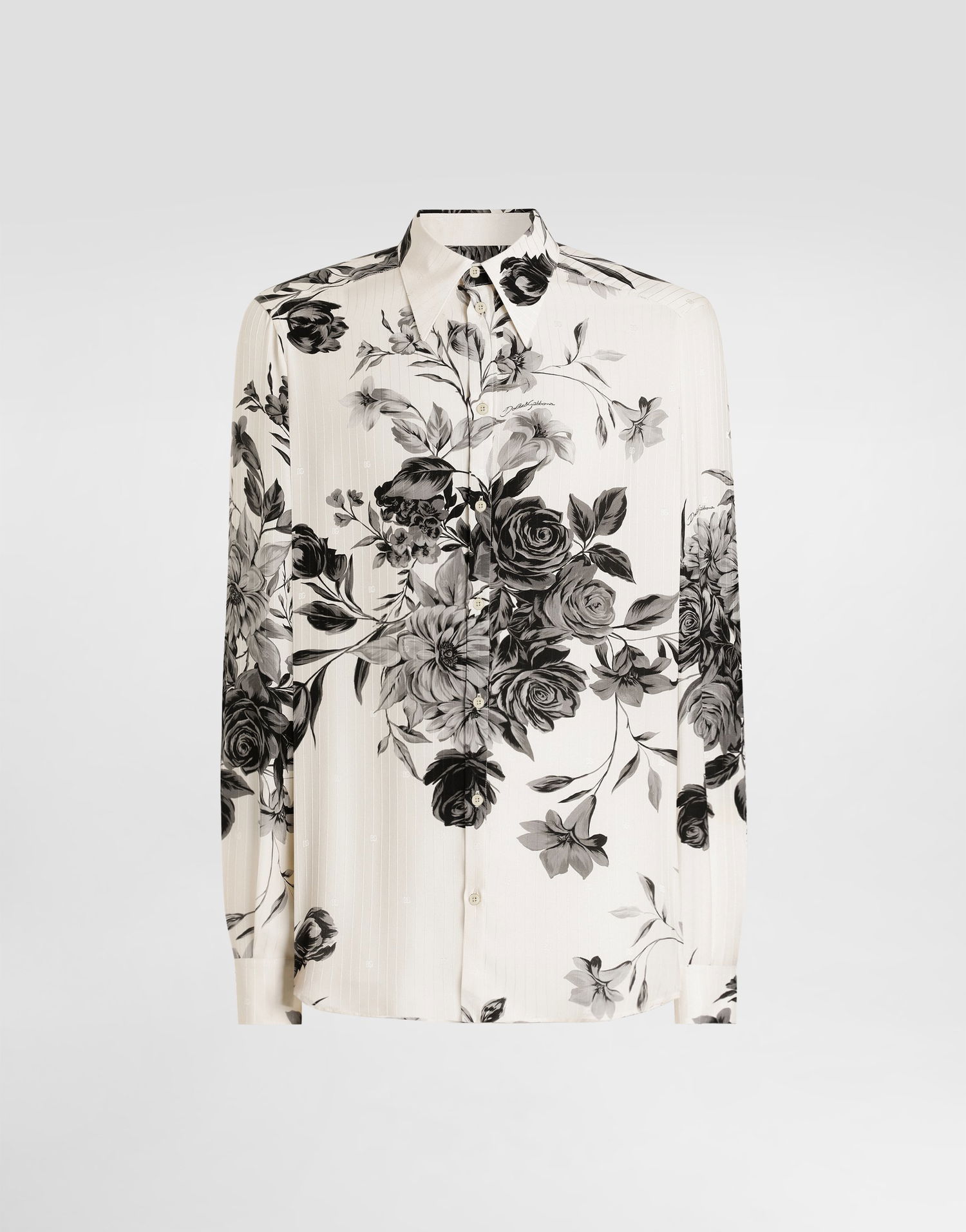 Košeľa Dolce & Gabbana Flower Bouquet-print Gold Jacquard Shirt Rôznofarebný | G5NP9TIS1Z0HK5SP, 0