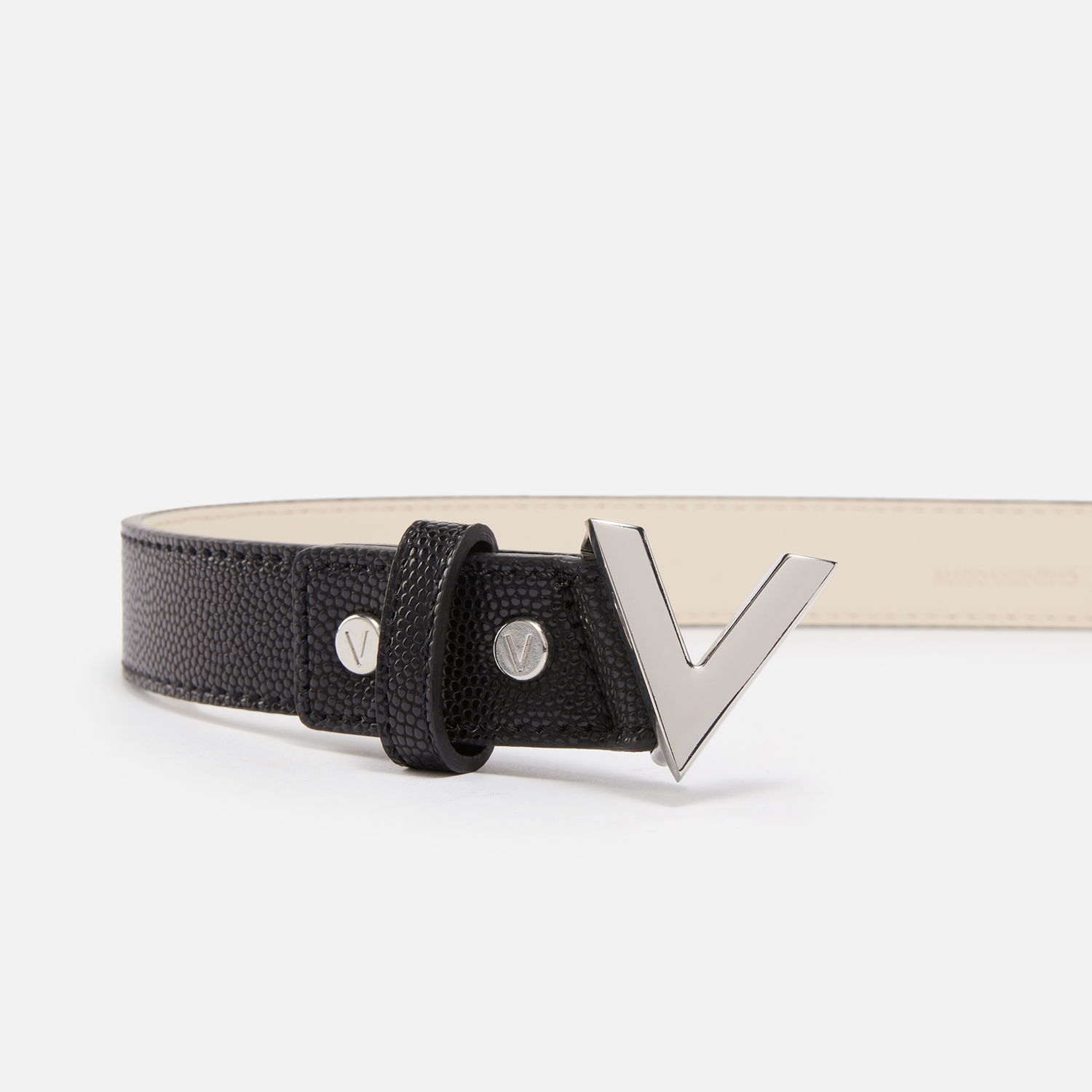 Opasok Valentino Divina Faux Leather Belt - S Béžová | VCS1R456GN450S, 0