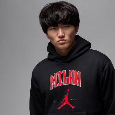 Mikina Jordan Jordan Milan Fleece Hoodie Čierna | HQ0442-010, 4