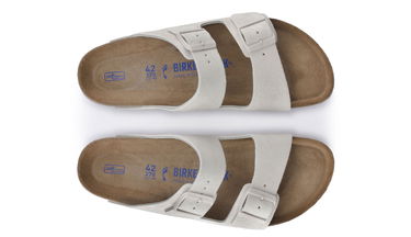 Tenisky a topánky Birkenstock Arizona Soft Footbed Suede Leather Narrow Fit Biela | 1024516, 3