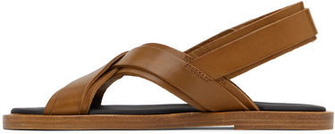 Starostlivosť o obuv A.P.C. A.P.C. Lou Sandals Hnedá | PXBVG-F51089, 2