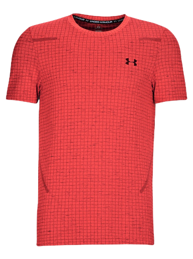 Tričko Under Armour Seamless Grid Tee Červená | 1376921-628