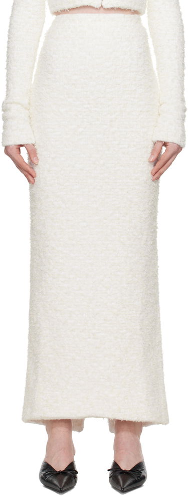Sukňa Balenciaga Balenciaga Tweed Maxi Skirt Biela | 796952 T3328, 0