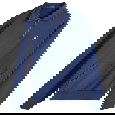 Mikina Polo by Ralph Lauren Loopback Half Zip Sweatshirt Modrá | 710934601009, 0