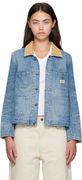 Cropped Denim Chore Jacket