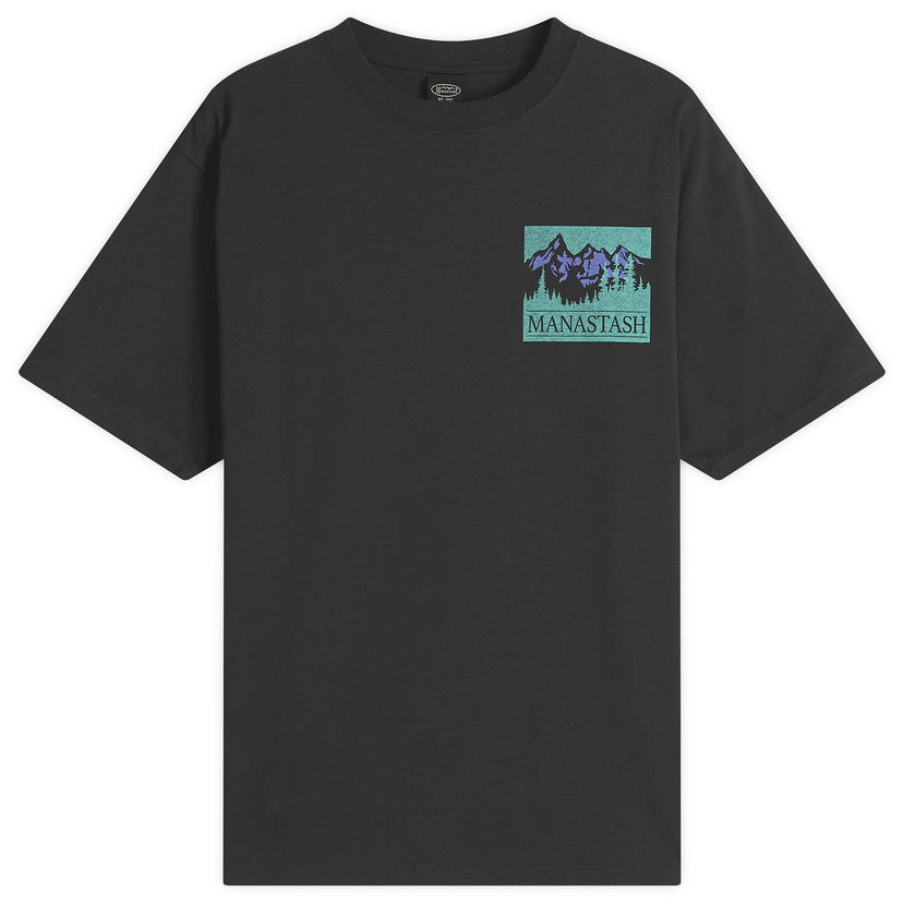 Tričko Manastash Manastash Old Time T-Shirt Čierna | 7925234002-010