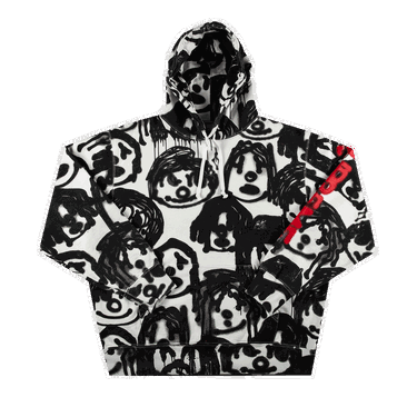 Mikina Supreme Yohji Yamamoto Hooded Sweatshirt Čierna | FW20SW23 WHITE, 0