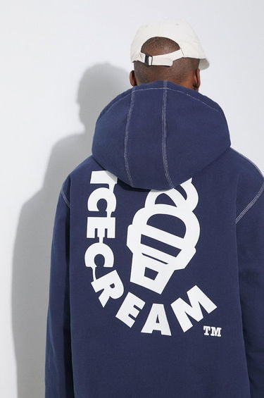 Mikina BBC IceCream ICECREAM Hooded Work Oversize Jacket Navy | IC24104, 0