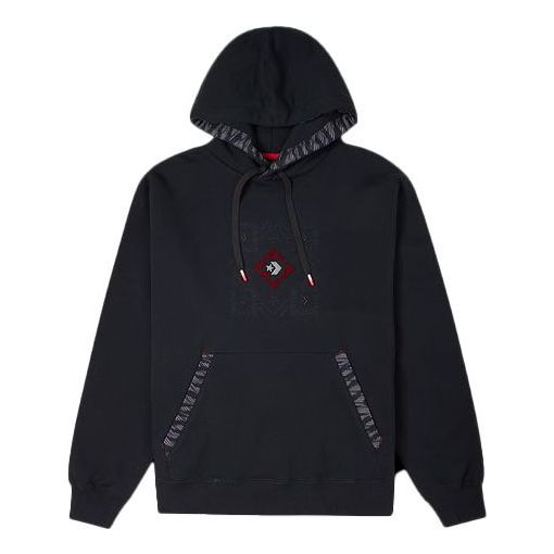 Mikina Converse New Year Series Tiger Stripes Embroidered Hoodie Čierna | 10024151-A02, 0