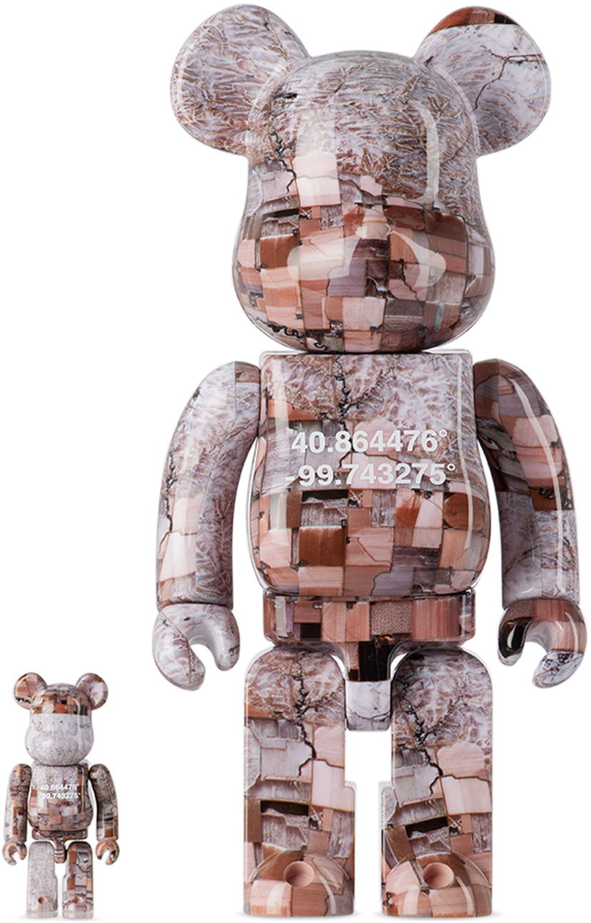 Zberateľské Medicom Toy Brown Benjamin Grant Overview 100％ & 400% Bearbrick figure set Hnedá | 4530956604572