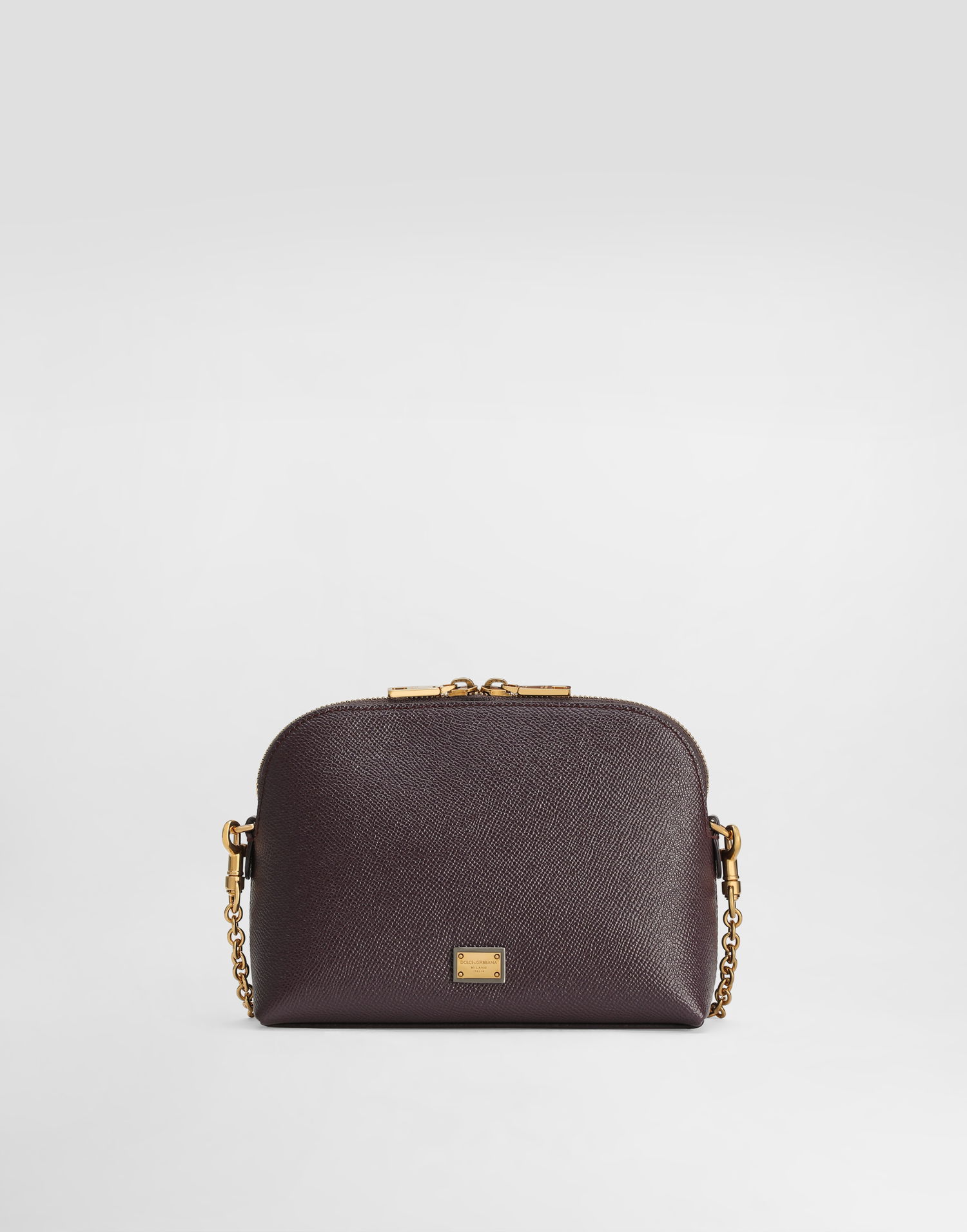 Kabelka Dolce & Gabbana Dolce & Gabbana Calfskin Mini Bag with Chain Vínová | BI3353A50708M073, 0