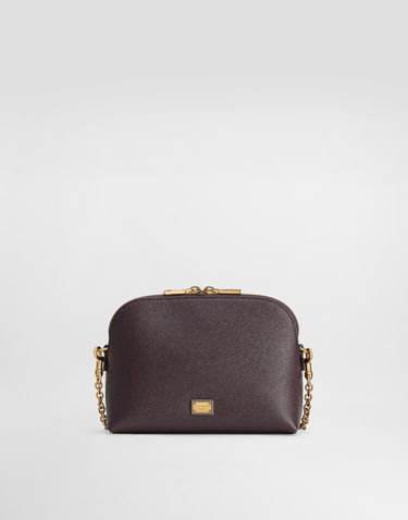 Kabelka Dolce & Gabbana Dolce & Gabbana Calfskin Mini Bag with Chain Vínová | BI3353A50708M073, 0