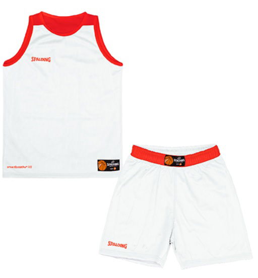 Súprava Spalding Spalding Double Face Basketball Uniform Set Červená | 40221339-redwhite, 1