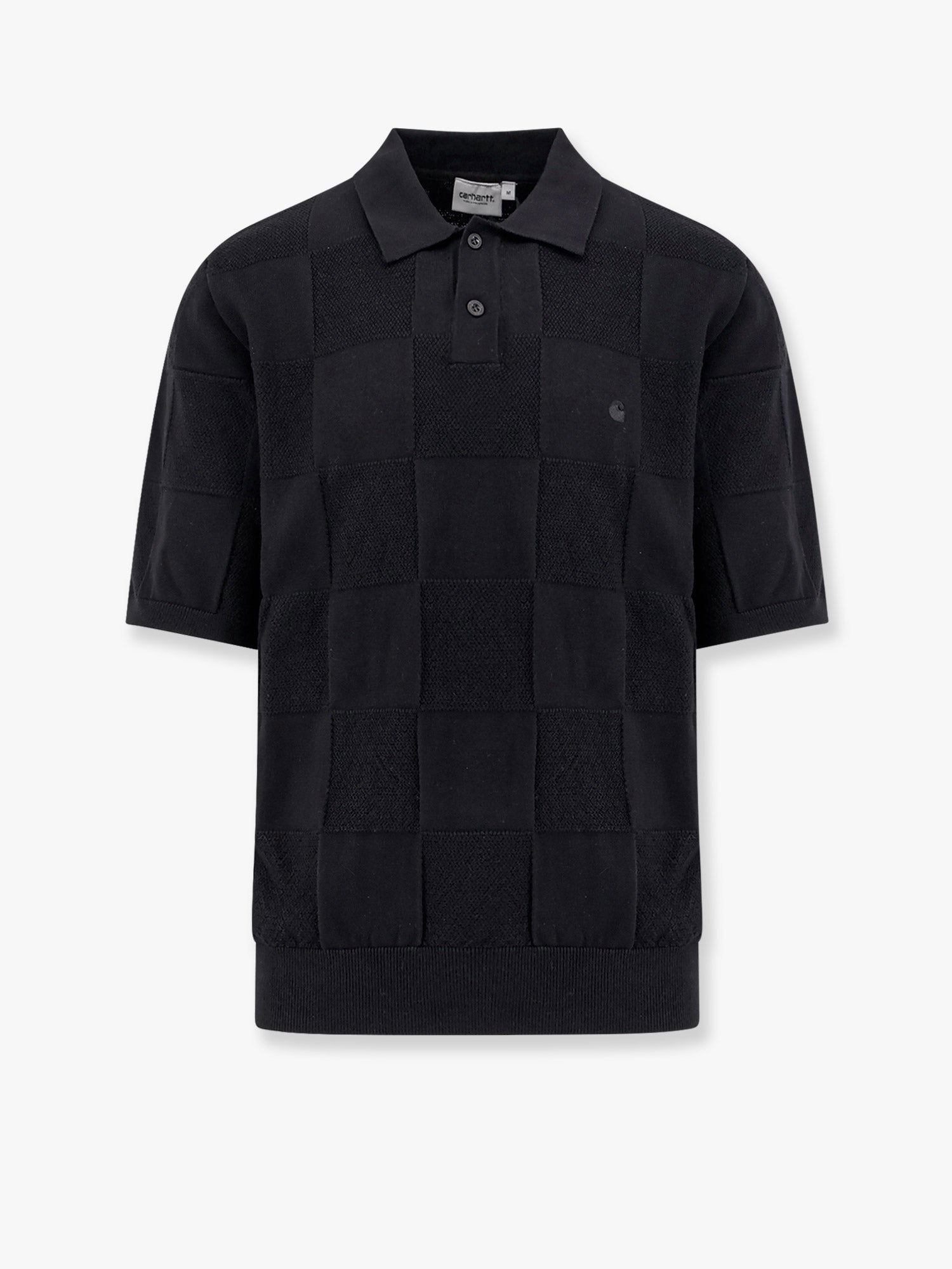 Polo tričko Carhartt WIP Checker Knitted Polo Shirt Carhartt WIP Čierna | I03453589XX, 0