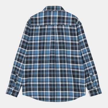 Košeľa Carhartt WIP Carhartt WIP Fendrick Long Sleeve Shirt Modrá | I034382_6, 3