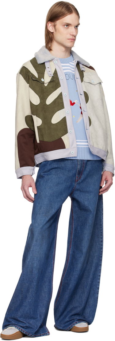 Bunda KidSuper KidSuper Floral Patchwork Suede Jacket Rôznofarebný | SS25-OW-11, 3