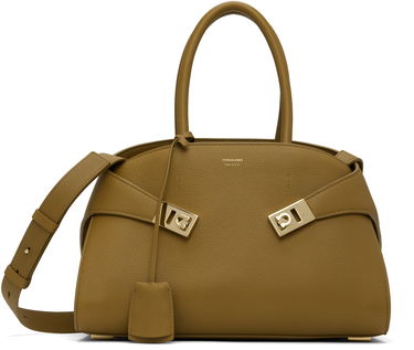 Kabelka FERRAGAMO Ferragamo Hug M Top Handle Bag Zelené | 777522, 0