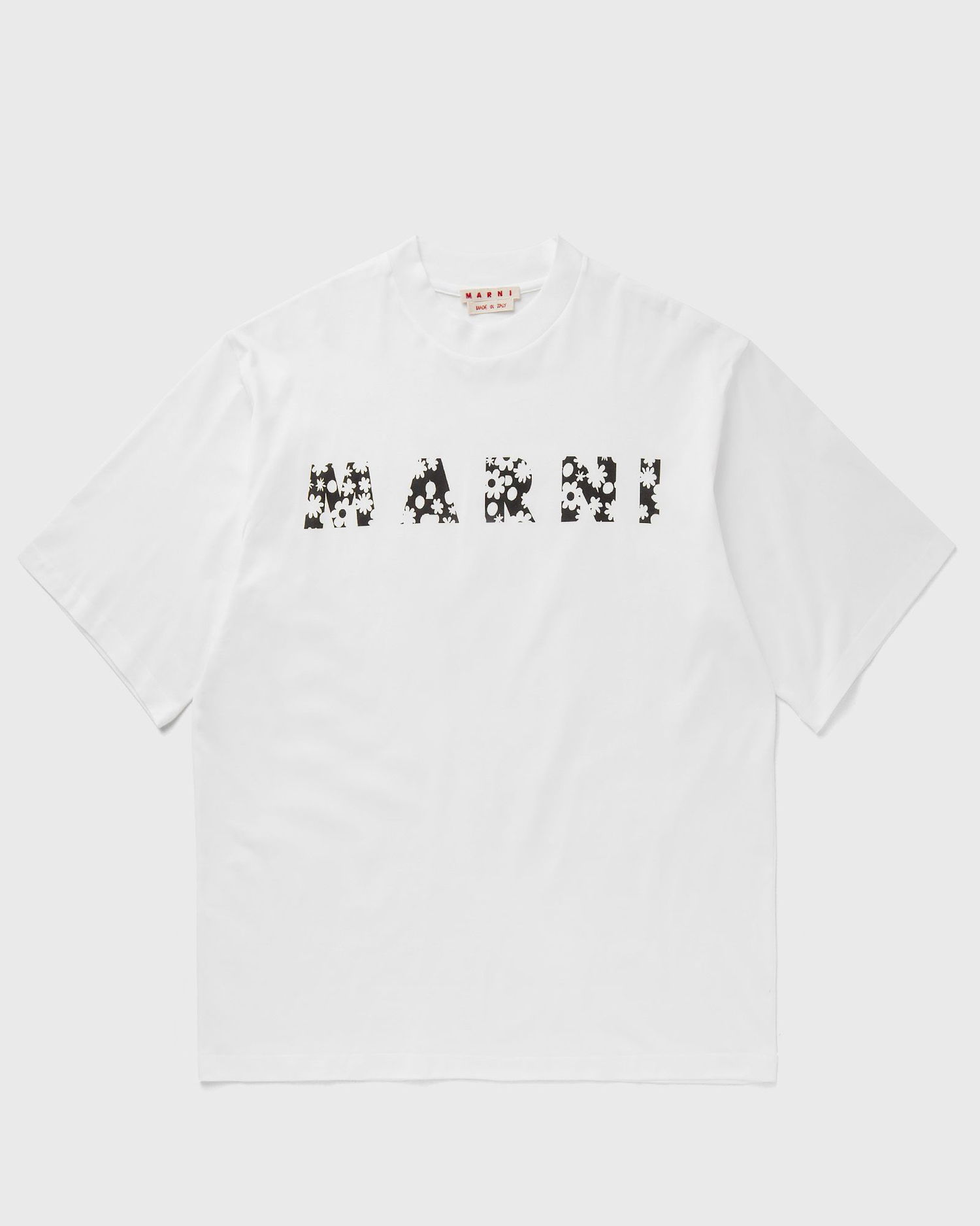 Tričko Marni Marni Floral Logo T-Shirt L Biela | HUMU0223IP-FLW01, 0