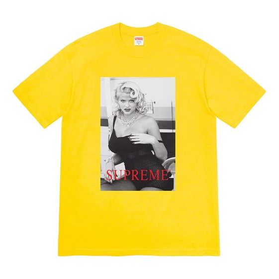 Tričko Supreme Anna Nicole Smith Print T-Shirt Žltá | SUP-SS21-632