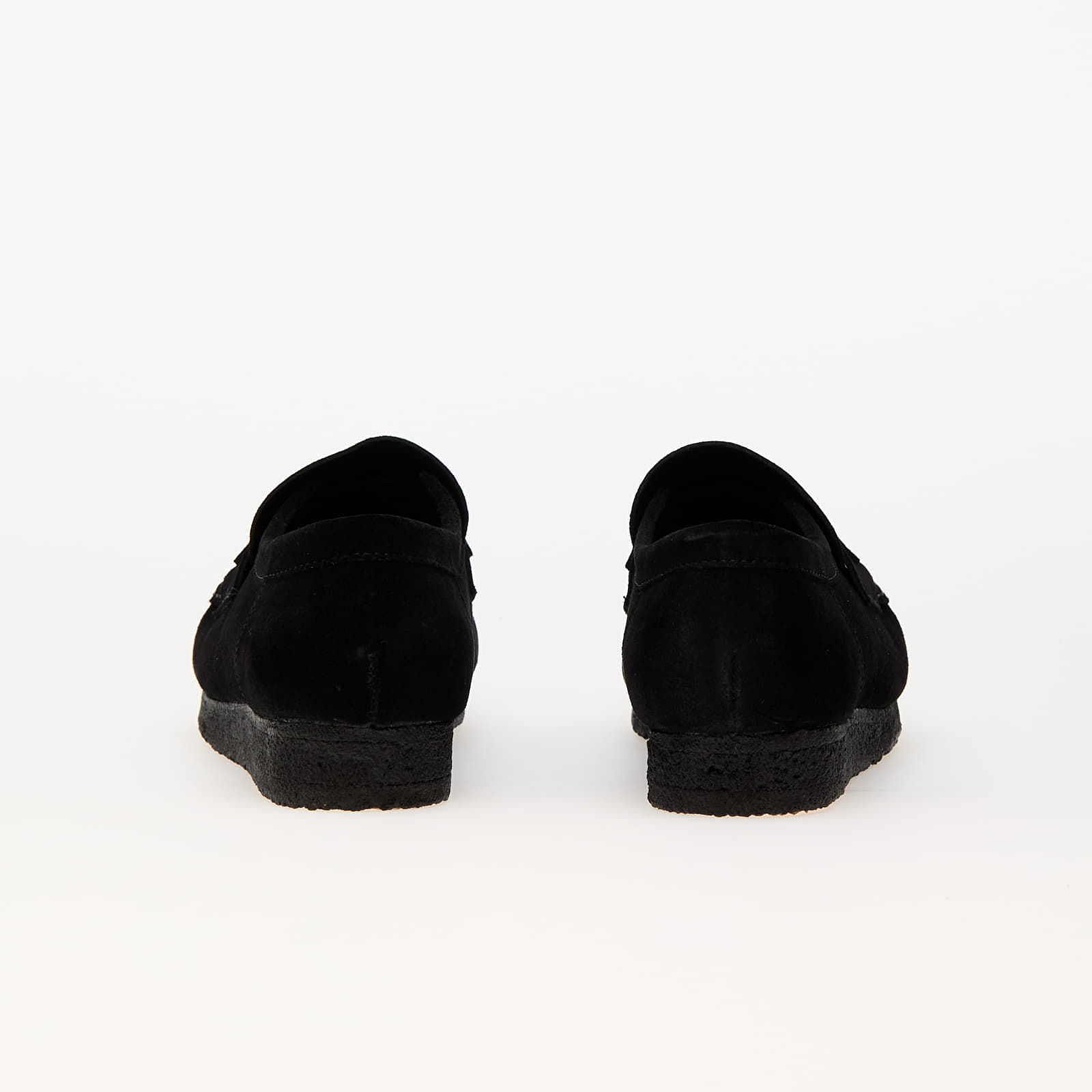 Wallabee Loafer Black Sde