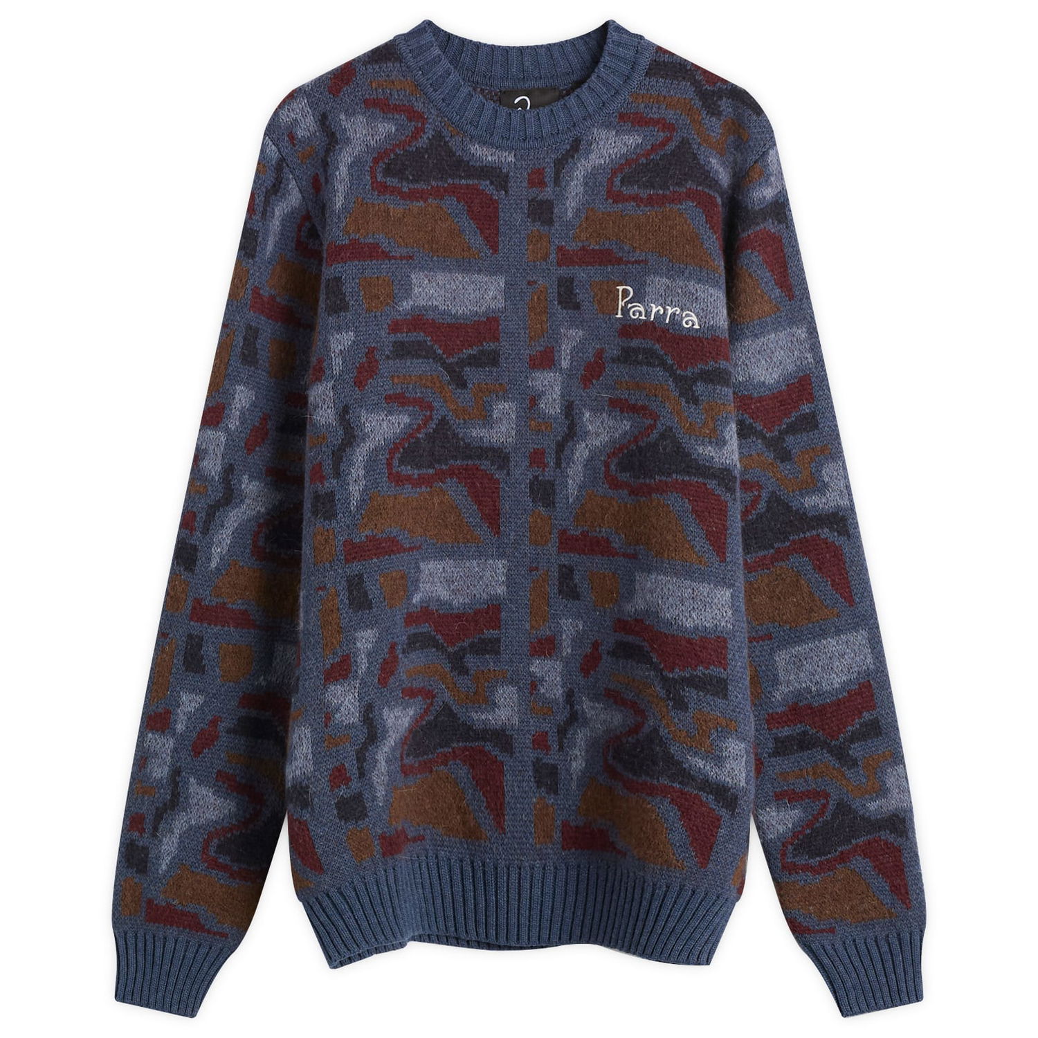 Sveter By Parra Repeat FTP Booster Knit Jumper Rôznofarebný | 54335-BLU, 0