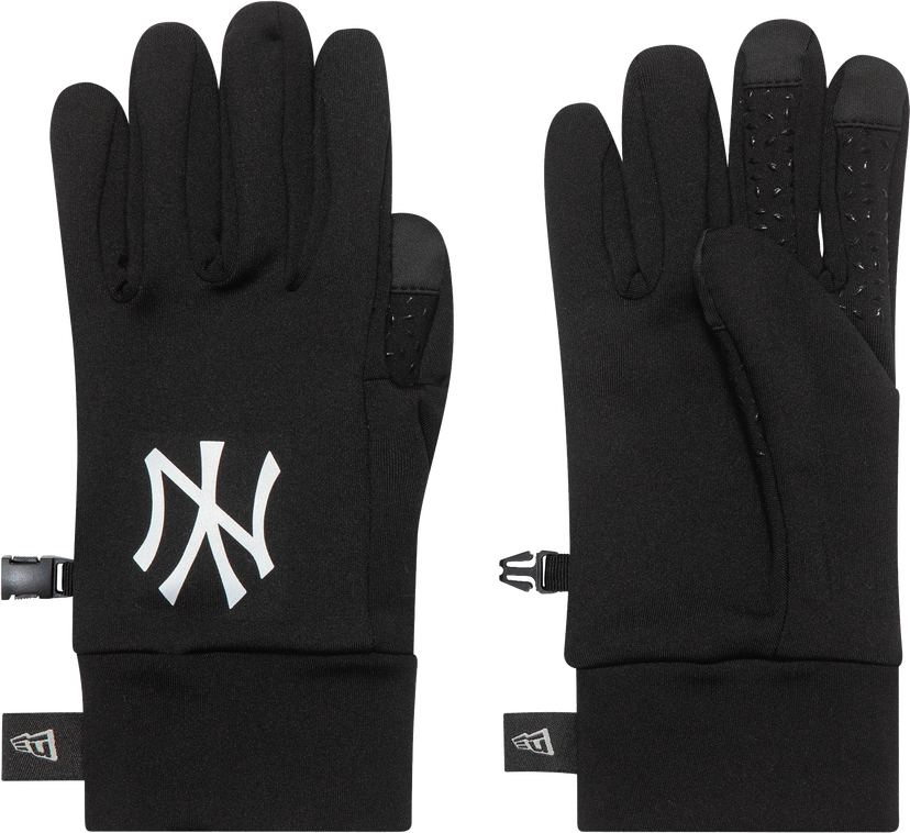 Rukavice New Era MLB New York Yankees Logo Touchscreen Grip Gloves Čierna | 60580515-60580515
