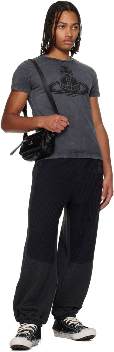 Tepláky Vivienne Westwood Ibiza Ribbed Drawstring Cuffed Sweatpants Čierna | 2J01000C-J00A3-, 3