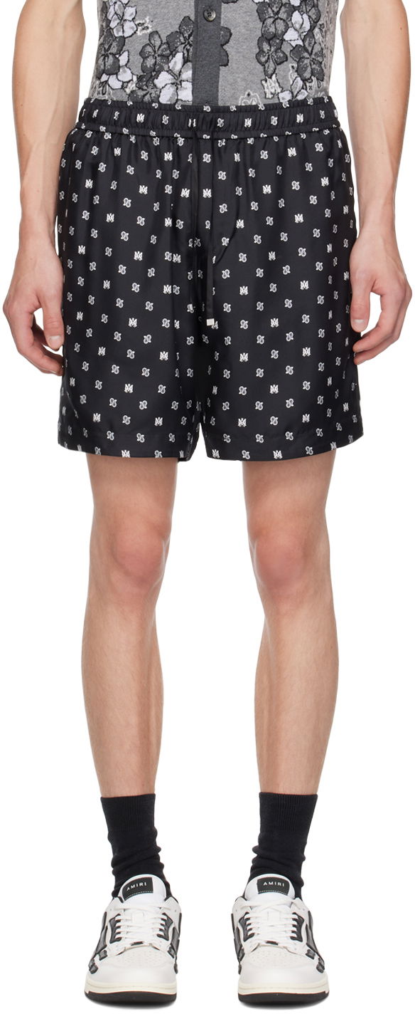 Šortky AMIRI Paisley Shorts Čierna | AMSHCA1032, 0