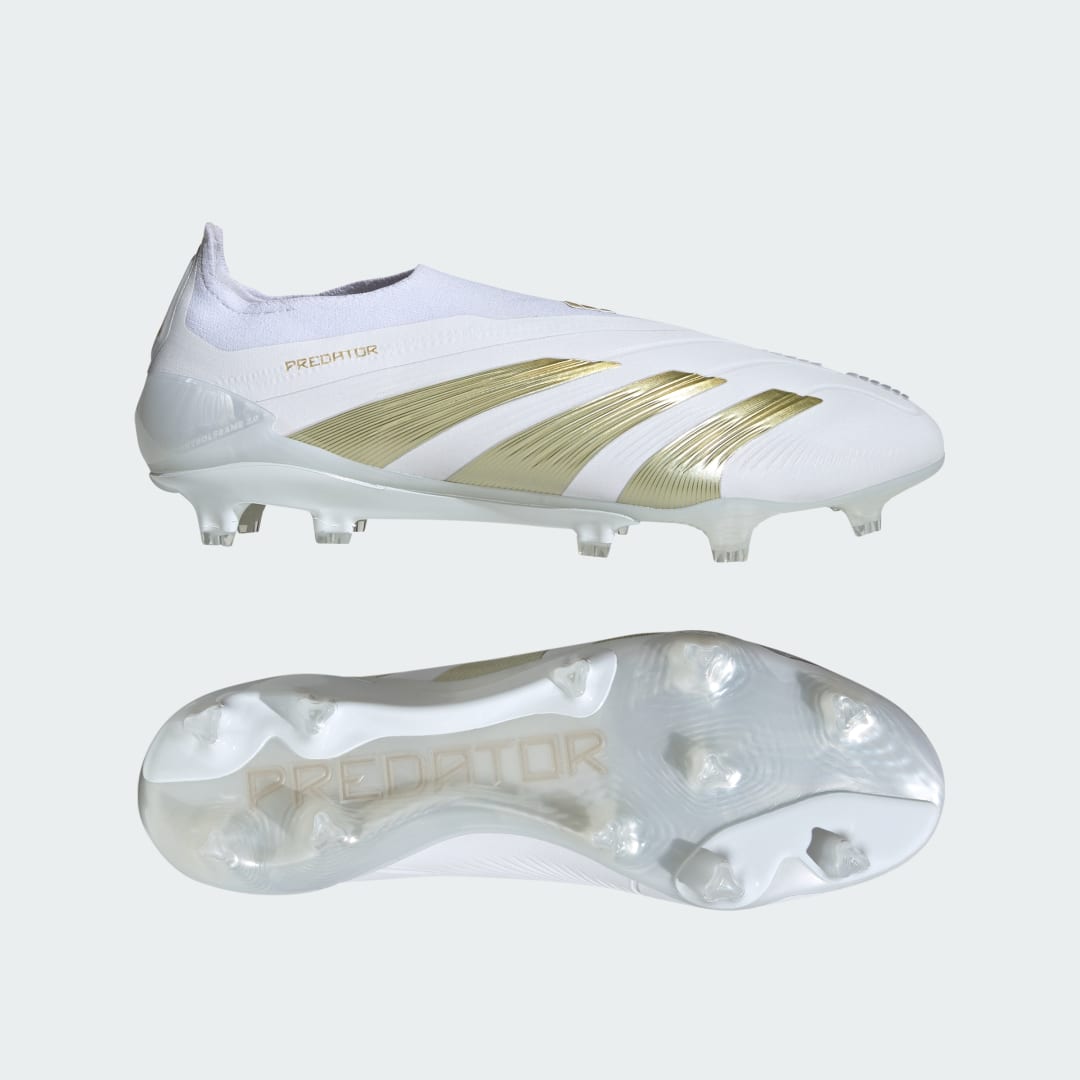 Tenisky a topánky adidas Performance Predator Elite Laceless Firm Ground Biela | IF6448, 0