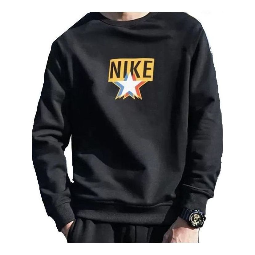 Sveter Nike Men's Crew Sweatshirt Čierna | DV7975-010, 0