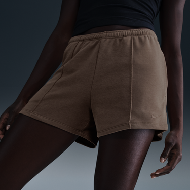 Šortky Nike Sportswear Chill Terry French Terry Mid-Rise Shorts Hnedá | HF6940-233, 3