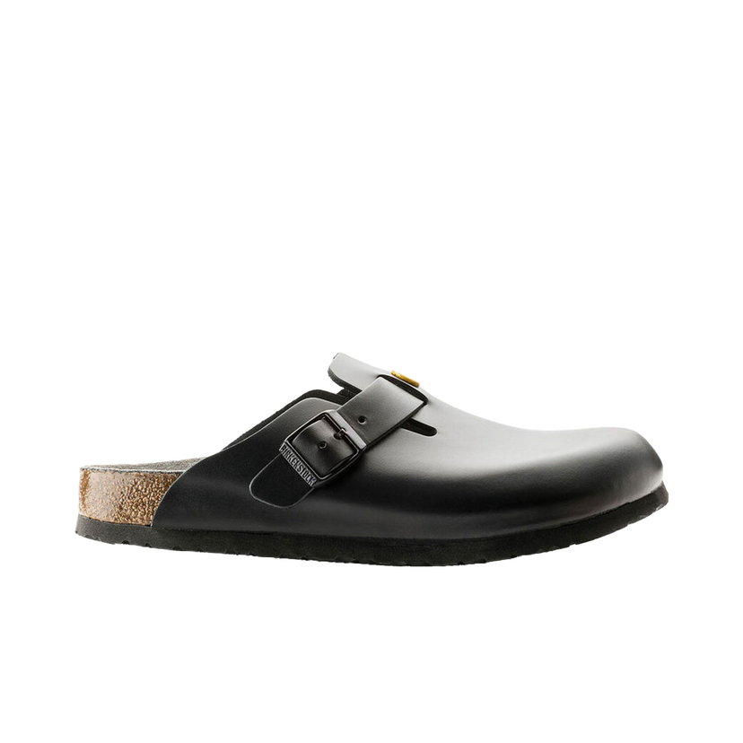 Tenisky a topánky Birkenstock Boston ESD Natural Leather Regular Fit Čierna | 61360