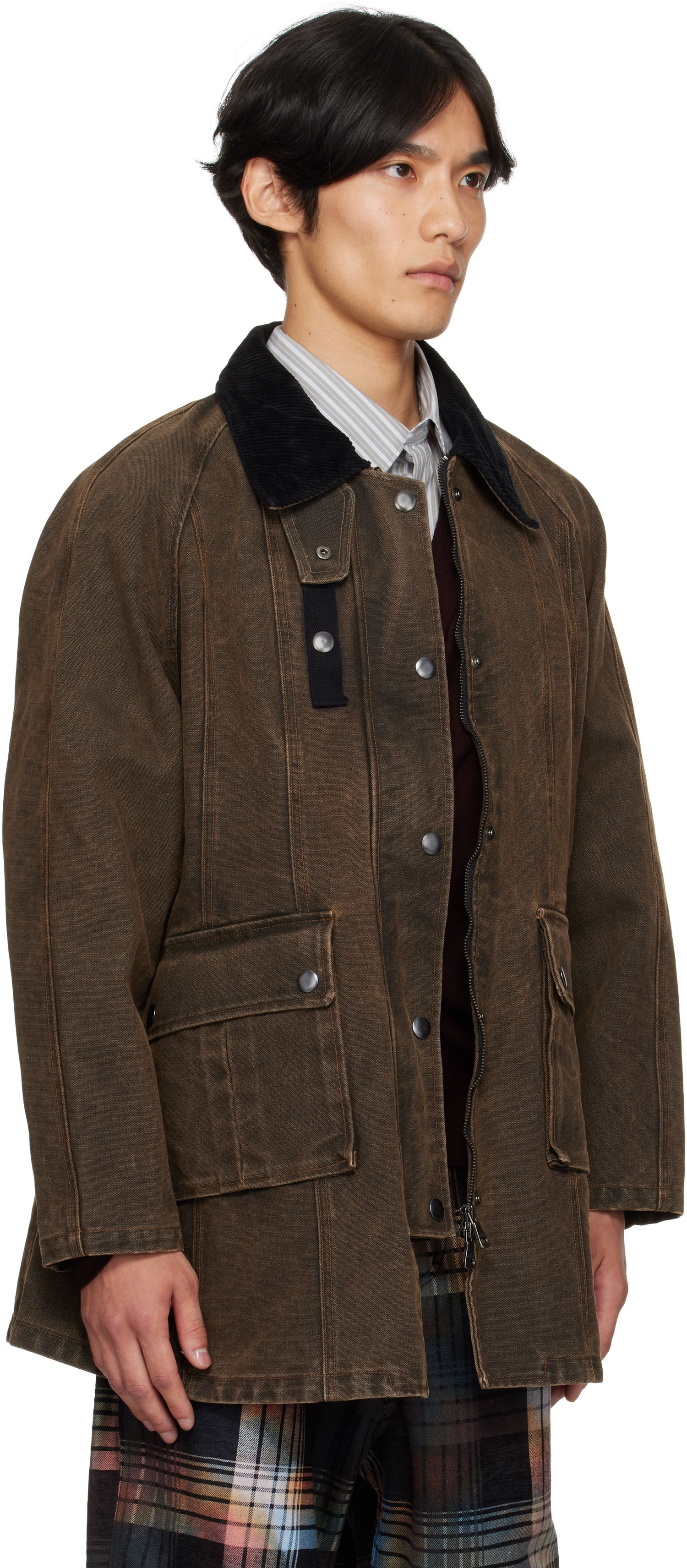 Bunda Andersson Bell Andersson Bell Kerri Trapez Work Jacket Hnedá | awa724w, 1