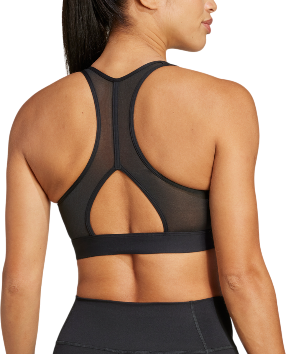 Podprsenka adidas Originals Powerreact Medium Support Sports Bra Čierna | jg1414, 1