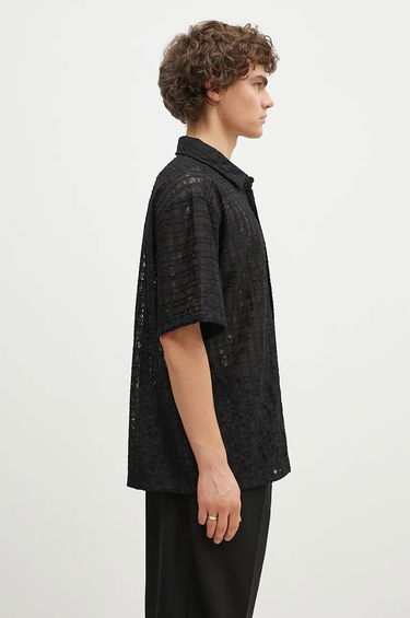 Košeľa Pleasures Lacy Button Down Shirt Čierna | P24F050, 1