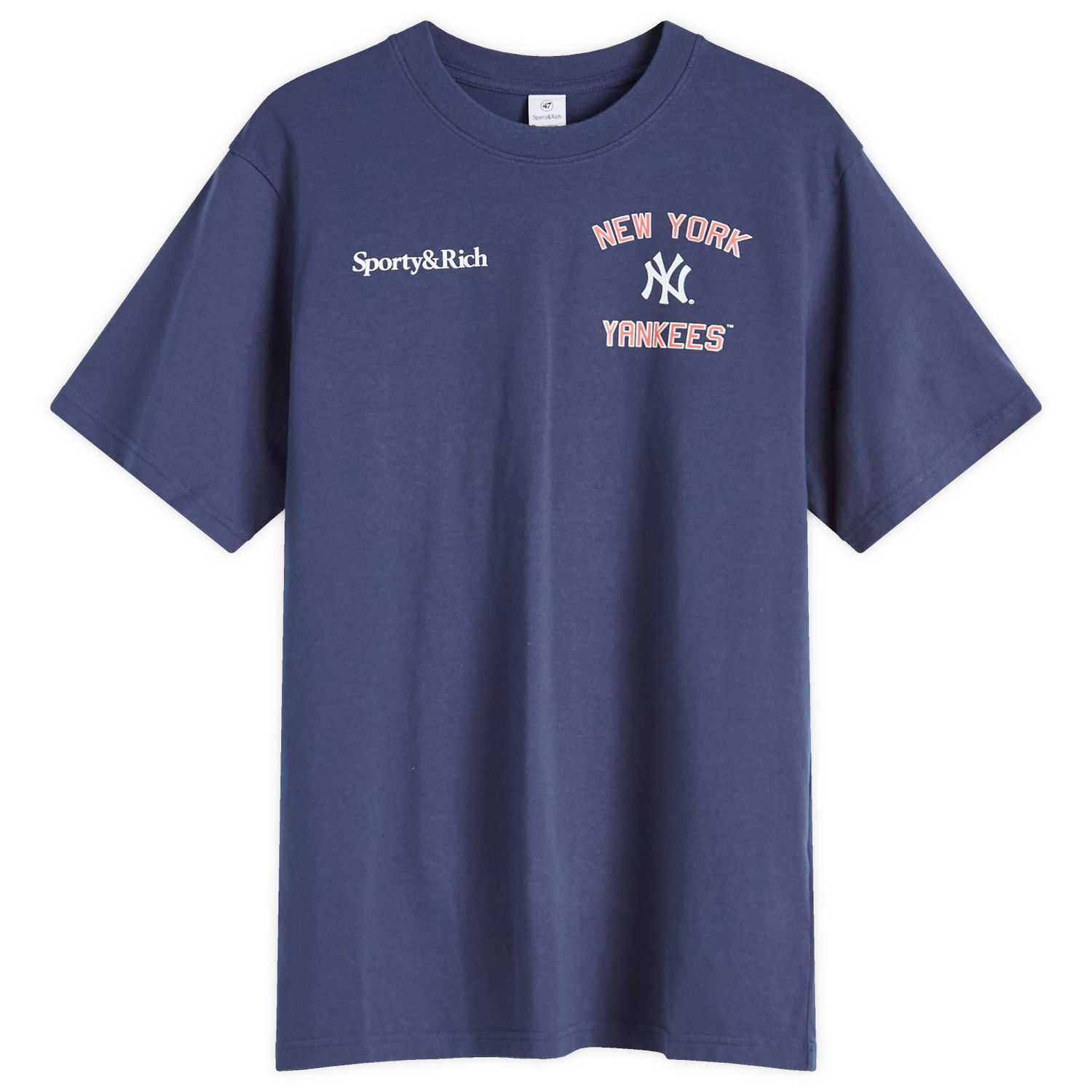 Tričko Sporty & Rich Home Run T-Shirt Modrá | TO043505300BL32-NVY, 0