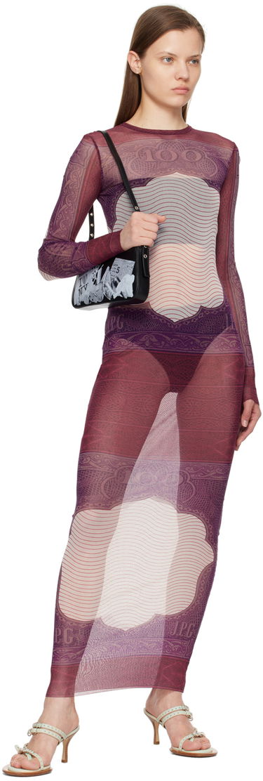Šaty Jean Paul Gaultier Jean Paul Gaultier 'The Cartouche' Maxi Dress Fialová | 24/25-F-RO086-T515-300128, 3
