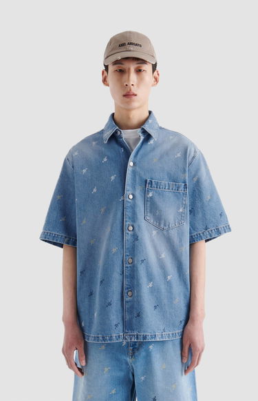 Košeľa AXEL ARIGATO Miles Shirt Modrá | A2084001, 2