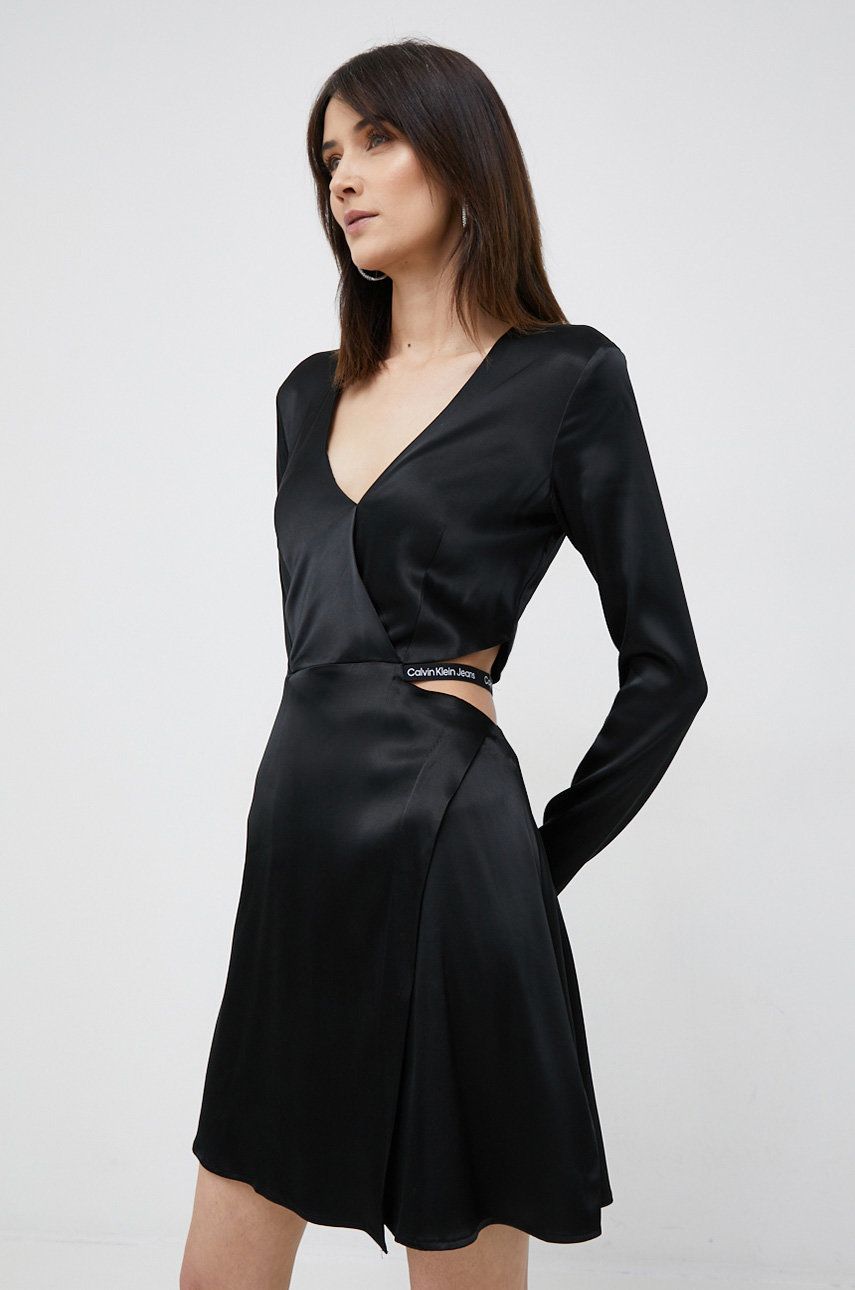 Šaty CALVIN KLEIN Dress Čierna | J20J220357.PPYX, 0